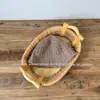 Sombrero de Pescador de Punto Estilo Coreano para Niños, Sombrero de Cubo Delgado Transpirable de Verano con Protección Solar para Niños y Niñas