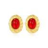 Pendientes antiguos retro europeos y americanos de forma ovalada, temperamento francés exagerado, pendientes sencillos para damas en stock al por mayor