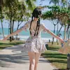 Traje de baño para pareja transfronterizo Estilo Étnico Retro Falda de una pieza Ligeramente gordo mm Traje de Baño para Mujer de Vacaciones Traje de Pantalones de Playa para Hombre