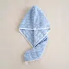 Nueva Turbante de Felpa de Bambú Absorbente Transpirable para Mujer Gorro de Baño de Coral Fleece Engrosado para el Hogar de Color Sólido Suave para Secar el Cabello