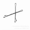 Pinza de onda de 5 cm, protección del medio ambiente, pintura negra, pinza sin costuras, pinza de flequillo simple, accesorios para el cabello DIY, venta al por mayor