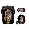 Nueva Mochila Escolar de Splatoon 3 Mochila de Poliéster Mochila para Niños Bolso de Hombro Estuche para Lápices Juego de Tres Piezas