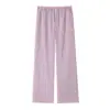 Ropa de Mujer Europea y Americana Transfronteriza Aliexpress Ins Venta Caliente Moda Pantalones Acampanados Estilo Pijama Rayados
