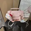 Bolsa Listrada Exclusiva e Moderna Transfronteiriça para Mulheres 2026 Nova Moda Versátil Bolsa Transversal Mini Bolsa de Mão Pequena Bolsa Quadrada