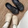 Zapatos de Chef Estrella para Mujer, Nuevos de Primavera/Verano, Mocasines Impermeables y Resistentes al Aceite para Exteriores, Sandalias Cerradas Resistentes al Desgaste para Uso en Exteriores
