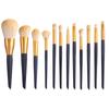 Set de 12 Brochas de Maquillaje, Set Completo de Brochas para Polvo Suelto y Iluminador, No Sueltan Pelo, No Acumulan Polvo, Fabricante Mayorista de Herramientas de Belleza, Fijación de Maquillaje