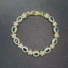 Novo bracelete de zircônia romano simples de temperamento da moda transfronteiriça borla joker joias de luxo leve frio ing atacado