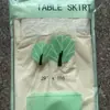 Amazon Falda de Mesa Desechable de Color Sólido Mantel Impermeable y a Prueba de Aceite Decoración para Fiesta de Cumpleaños Boda Juego de Faldas de Mesa