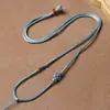 Pingente de Jade Artesanal, Cristal, Ágata, Âmbar Joia para Pescoço, Cordão para Colar, Corrente para Suéter, Corda para Pendurar