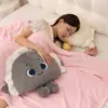 Manta Almohada de Empanada de Comida de Dibujos Animados Almohada para Siesta en Sofá Cama Manta para Aire Acondicionado Almohada para Oficina Aula Coche Colcha