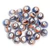 10 px/bolsa de cuentas de ábaco de vidrio tallado, cuentas de ábaco de vidrio de colores de 12 mm, accesorios para pulseras y collares de bricolaje