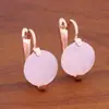 Venta caliente transfronteriza aretes de zirconita redondos de 12 mm aretes de moda europea y americana de alto sentido para el verano pendientes 2024