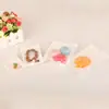 Bolsa de plástico translúcida con forma de hueso Yin y Yang, con película de perla blanca, para empaquetar carcasas de teléfonos móviles, mascarillas, cables de datos y autosellado.