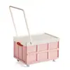 Caja de libros para estudiantes con ruedas caja organizadora de almacenamiento carrito para aula dormitorio caja organizadora maletero de coche caja de camping