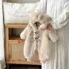 [9.4 Liquidação de Outono/Inverno ~ Sem Trocas ou Devoluções, Por Favor, Não Compre se se Importar] Macacão de Inverno Espesso para Bebês Meninas, Peça Única para Bebês Meninos