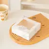 Caja para tarta de huevo Mei Niang de 2/4/6 granos con ventana 63-80g caja para pastel de luna caja para pastel bola verde caja para galletas