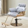 Cadeira de barbeiro Internet Celebrity Chair para salão de cabeleireiro Barber Shop Chair Cadeira de corte de cabelo Cadeira de cabeleireiro pode ser colocado para baixo e girado levantamento