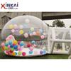 Casa Burbuja Inflable Transparente Grande para Exterior Transparente para Camping Impermeable de Apertura Rápida Esférica Accesorios de Decoración para Centro Comercial