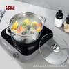 Olla Sopera de Acero Inoxidable de Doble Asa Olla Sopera Engrosada Olla para Fideos con Tapa Olla Sopera Doméstica para Regalo de Inauguración de Negocio Olla Sopera