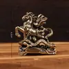 Año del Caballo Adornos de Caballo Doce Animales de Caballo del Zodiaco Colección de Adornos de Caballo Transfronterizos Adornos de Latón 2026 Adornos de Potro