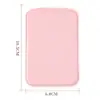 Espejo de Maquillaje Plegable, Portátil de Almacenamiento para Viaje, Espejo para Dormitorio de Estudiantes, Espejo de Piel PU, Espejo de Tocador de Escritorio