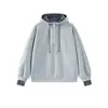 Sudadera con capucha de bloques de color retro americano para hombre, nuevo diseño de otoño 2026, top pullover casual versátil