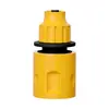 Amarillo Terroso de Tres Puntos Conexión Rápida de Agua Plástico PP Accesorios para Lavadora de Coches Pistola de Agua Manguera Tubería de Agua Instalación Rápida Conector Rápido Venta al por Mayor