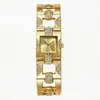 Reloj de pulsera para mujer estilo retro nuevo transfronterizo, bisel cuadrado, incrustado de diamantes, reloj de mujer estilo inglés, correa de acero, venta al por mayor