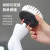 Cepillo Eléctrico de Limpieza para Baño Multifuncional Inalámbrico Giratorio Telescópico, Mango Largo Portátil, Cepillo Automático para Limpiar Pisos de Baño