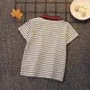 Camisa Casual de Solapa para Niños Camiseta de Manga Corta de una Sola Pieza Niños 2022 Nuevo Bebé Verano Deportes de una Sola Pieza Al por Mayor