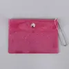 Bolsa Transparente para Flash Cards Ins Fivela de Pressão Mini Coreia do Sul Carteira Simples de PVC Estojo Protetor para Cartão Bancário Portátil Estudante