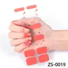 Zhengxiang Película de Esmalte de Uñas Nueva Transfronteriza Pegatinas para Manicura 20 Dedos Europeo y Americano Polvo de Cebolla Amazon Más Vendido Pegatinas Adhesivas para Uñas