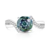 Anillo Giratorio con Corte de Fuegos Artificiales Douyin Live Más Vendido para Mujer Súper Brillante Diamante de Alto Carbono Moda Versátil Chapado en Oro Real Anillo de Dedo Venta al por Mayor