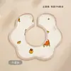 Baberos Impermeables de Muselina para Bebés, Algodón Puro Clase A, Babero en Forma de U para Recién Nacidos, Babero para Saliva de Bebé, Toalla Absorbente Anti-Escupir