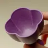 Ino Kuisong Fragrância Roxa Begônia de Pé Alto Taça Mestra Cerâmica Requintada Taça de Deusa Taça Única Xícara de Chá Conjunto de Chá Kung Fu