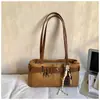 Bolso de Axila para Mujer 2026 Nuevo Moda Retro Versátil Bloqueo de Color para Viajero Casual Diseño Texturizado Bolso de Hombro