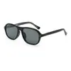 Gafas de Sol Aviador de Marco Grande para Hombre, Gafas de Sol de Diseñador de Estilo Coreano de Moda para Mujer, Gafas de Moda de Gama Alta 6524