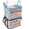 Caja de Almacenamiento para Libros Viejos de Gran Capacidad, Herramienta para Organizar Libros, Bolsa para Libros de Estantería para Dormitorio de Estudiantes, Bolsa Transparente a Prueba de Humedad y Polvo