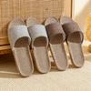 Pantuflas de Lino para Casa Suela Gruesa Paja Pantuflas para Hombre y Mujer para Casa Interior Antideslizantes Sin Mal Olor Pies Verano Venta al Mayoreo