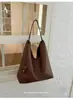 Bolso tote tejido de estilo casual vintage transfronterizo 2026 para mujer, gran capacidad, bolso de hombro y para debajo del brazo a la moda para ir al trabajo