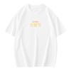 Camiseta Peso Pesado Algodão Puro 260g Masculina Manga Curta Verão Manga Curta Gola Redonda Algodão Tops Estampados com Texto Engraçado
