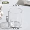 Ventas Directas de Fábrica Vaso de Vidrio para Velas Portavelas para Velas Aromáticas Botella de Aromaterapia de Vidrio Transparente Vaso de Vidrio Simple Engrosado