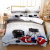 Funda de edredón con estampado deportivo informal, funda de almohada, comercio exterior, impresión digital 3D, conjunto de tres piezas de Amazon