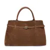 Bolso Boston Vintage de Textura Mate para Mujer, Bolso de Mano de Gran Capacidad para el Trabajo, Bolso de Hombro Casual a la Moda para Mujer