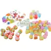 Taza de Accesorios de Resina Fábrica de Accesorios de Hamburguesa Venta Directa Dibujos Animados Botellas Pequeñas Cubitos de Hielo Caramelo Arcoíris Accesorios DIY Mayoreo