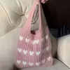 Bolsa Tote de Gran Capacidad Bolsa Tejida Bolso de Hombro de Verano Bolso Tejido Hecho a Mano para Mujer Nuevo Bolso de Playa para Vacaciones