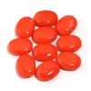 Contas Coloridas Acrílicas de Formato Irregular Jade Sintético Gradiente Duas Cores Oval Soltas Acessórios para Pulseira Colar Pingente DIY