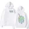 Tamanho Europeu Transfronteiriço Wraps de Suco Moletom com Gráfico de Rapper Mundial Moda Hip-Hop Masculino Pulôver Manga Longa Gola Redonda