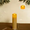 Luz de vela de onda simulada, luz de vela electrónica LED, arreglo de decoración para propuesta y confesión, pequeño adorno de iluminación ambiental