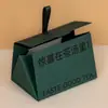Caja de Té Triangular Caja de Cartón Desprendible Triangular Creativo Tridimensional para Té Caja de Empaque Fácil de Abrir Caja de Regalo de Té Caja con Forma Especial